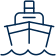 line drawn cruise ship