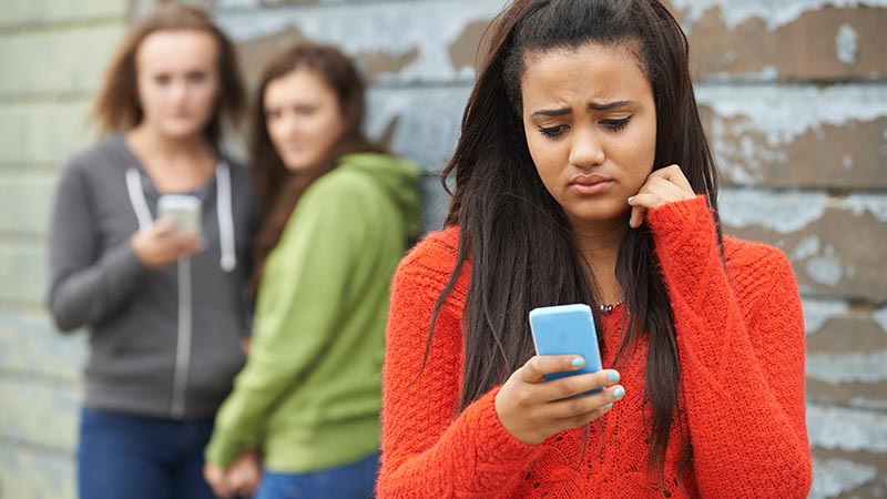 Girl with a cellphone