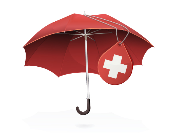 red umbrella