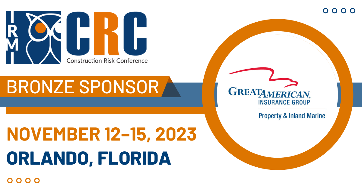 Visit us at the upcoming IRMI conference November 12-15!
