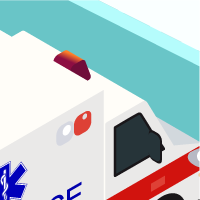 An ambulance