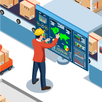 0073_CBR_Riskopolis_Logistics_Thumb_03 An employee working on packages