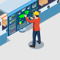 0073_CBR_Riskopolis_Logistics_Thumb_05 An employee working on a board