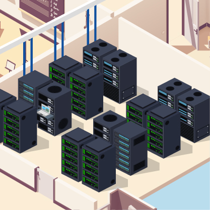 server room in education riskopolis