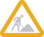 roadwork ahead roadwork ahead icon