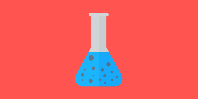 illustartion of liquid in beaker