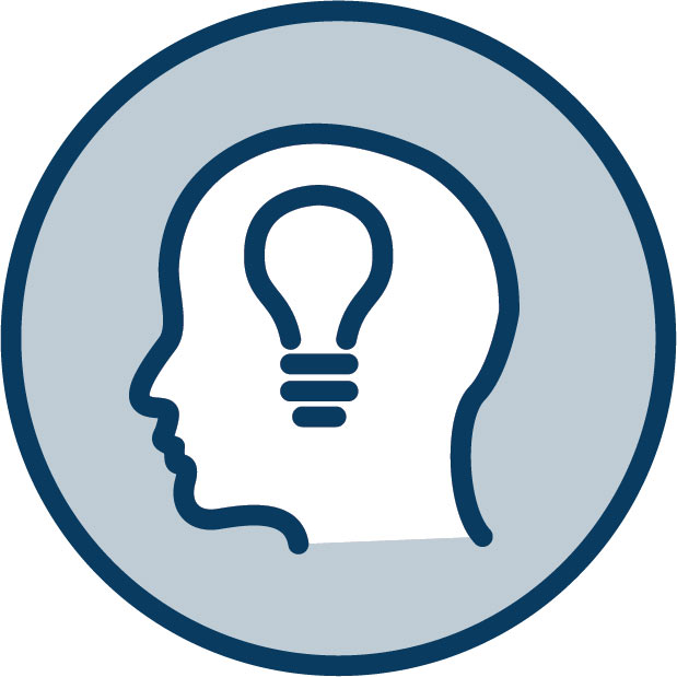 icon with idea symbol