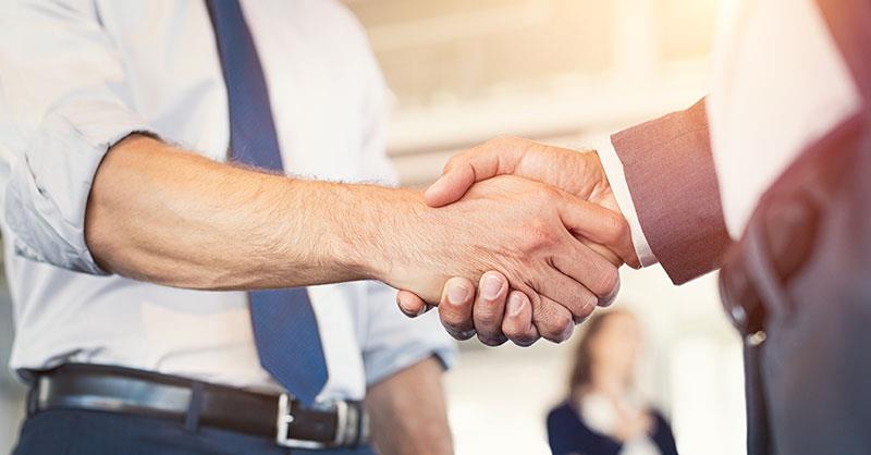 men shaking hands