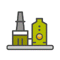 Chemical Manufacturing and Processing Plants Chemical manufacturing and processing plants graphic icon