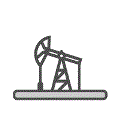 Oil and Gas Wells Oil and gas wells graphic icon