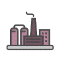 Petroleum Refineries Petroleum refineries graphic icons