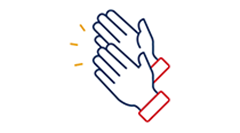 Mark Vuono celebrates 40 years within the Environmental Industry clapping hands icon