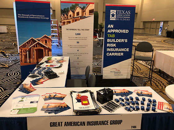 Texas Sunbelt Builders Show Great American Trade Booth Texas Sunbelt Builders Show Great American Trade Booth