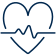 line heart with ekg line across it
